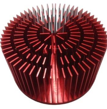 China Heatsink China Customized Cylindrical Cold Forging Aluminum Heatsink For LED Lamp for sale