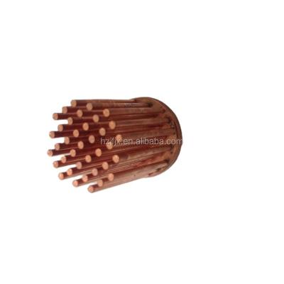 China Eco-friendly Forged Copper Flared Pin Fin Radiator for sale