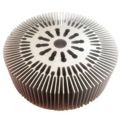 China Eco - Friendly Anodized Black Round LED Aluminum Extruded Pin End Heatsinks for sale