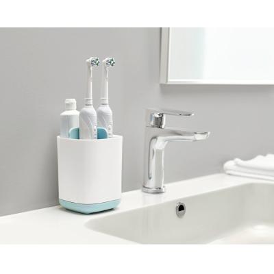 China Sustainable factory Wholesale Customized Bathroom Accessories Set Eco-friendly Plastic Toothbrush Holder for sale