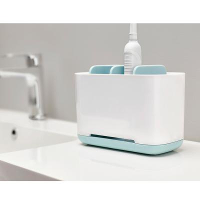 China Sustainable Customized Bathroom Accessories Set Eco-friendly Plastic Toothbrush Holder for sale