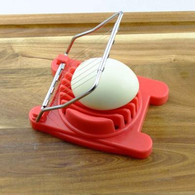 China Sustainable factory Egg slicer Kitchen Stainless Steel Boiled Egg Vegetable Cheese Trendy Slicer Cutter Chopper Egg Slicer for sale