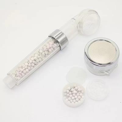 China Without Slide Bar Water Saving Pressureized High Pressure Mineral Set Hand Held Filter Shower Heads for sale