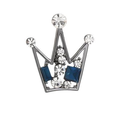 China Retro and modern Design Luxury Crown Zircon fashion accessory brooch for sale