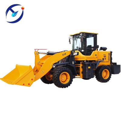 China Factory 2 Ton Wheel Loader ZL938 Rated Load Capacity 2000kg Engine Power 78KW for sale