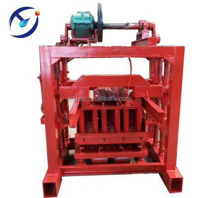 China Cement Movable Hydraulic Concrete Hollow Brick Making Machine For Sale for sale