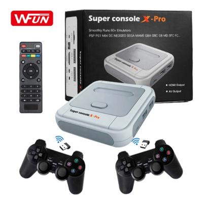 China Super Function S905X WiFi 4K HD Console X Emulator Pro 50+ Box Video Game Online Player Retro Mini TV Box Game 30000+ Games For PS1/N64/DC for sale