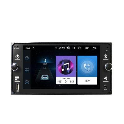 China Wholesale Price Android 9 Core 4 Universal Car Multimedia Slim 7 Inch Din Auto Stereo GPS Player With Wifi BT USB Buttons for sale