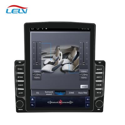 China GPS Octa 64GB 9.7inch screen android11 ​​vertical car tesla style DVD player with auto RDS carplay AM 48EQ for sale