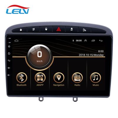 China Android 10.0 GPS Quad Core 2GB 16GB 32G 64GB 128GB Car VCR Audio System Stereo GPS For PEUGEOT 308 408 2010-2016 for sale