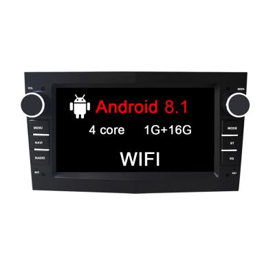 China For 2din Android 8.1 Car Car Radio GPS Navigation For Opel Astra Vectra Antara Zafira Corsa Vivaro Car Multimedia Player Black for sale