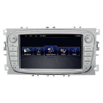 China For Car Silver 7 Core 2+32G 2 Din Android 10 Car Radio GPS Navigation For Ford Focus Mondeo 2009 -2011 C-Max S-Max for sale