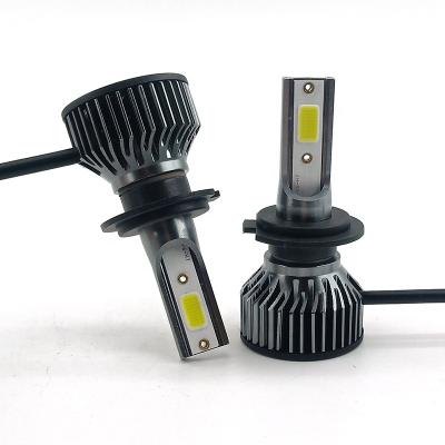 China Good Quality Parts Super Bright Automotive Auto Head Light Double Color h4 h7 h11 Led Car Headlight Bulb for sale