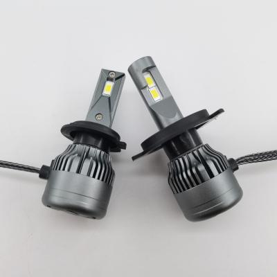 China Aluminum floodlight led Bi driver-beam led headlight 22000lm v20 3570 chip 100w h4 headlight for sale