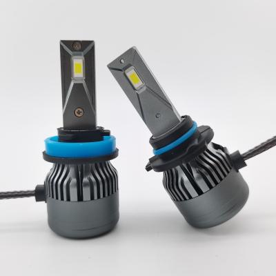 China Aluminum led light motorcycle led headlight bulbs h11 v20 3570 chip 9005 led headlight bulb for sale