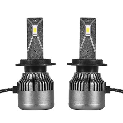 China 2020 aviation aluminum all in one canbus 20000 lumen H4 H1 H8 H7 H11 6000K auto cob led headlight V20 error free led headlight bulb for car for sale