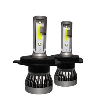 China Auto Led New Led Headlight Mini Size H1 H4 H7 9005 Headlamp 9006 5202 Fanless Led Headlight Bulbs 10000lm H11 for sale