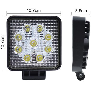 China Car/Motorcycle/Vehicle/Truck/Forklift/Off-Road Boat Easy Install High Power Car Motorcycle LED Lights 12-24V Mini Work Lamp Truck Accessories for sale