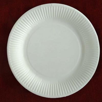 China Minimalist 160gsm Raw Material White Paper Paper Plates With Cheap Price for sale