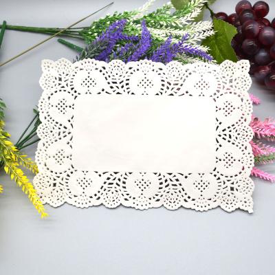 China Rectangular Shape Kinds Of Inch White Paper Placemats Tray Sustainable Placemats for sale