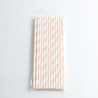 China Custom Packaging Eco Friendly Disposable Biodegradable Paper Straws For Paper Drinking Straw for sale