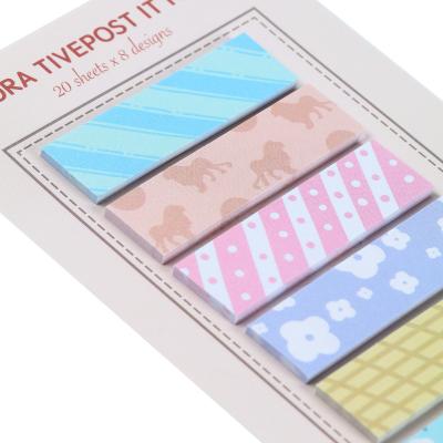 China Self Adhesive Custom Personalized Planner Paper Notepad Multi Color Custom Office Memo Pad Sticky Note for sale