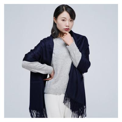 China New arrival 100% cashmere double sided pure pashmina shawl low price anti-wrinkle winter shawls pashmina winter for sale