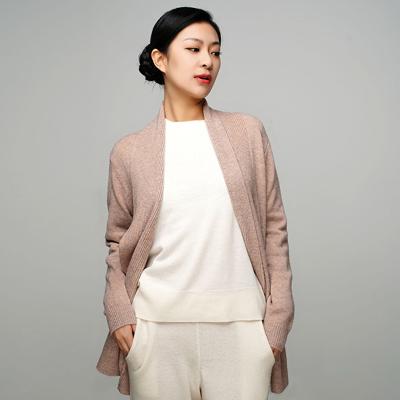 China White Anti-wrinkle 90% Woolen Cardigan Coat 2022 Women's Custom High Quality /10% Cashmere for sale