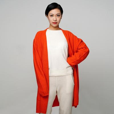 China 2022 Fashion 100% Anti-wrinkle Fashion Al Por Mayor Cardigan Sweater Mid Length Women for sale