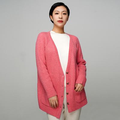 China Anti-wrinkle 2022 winter and autumn al por mayor cardigan sweater women resistance to pilling customized cardigans sweater for sale