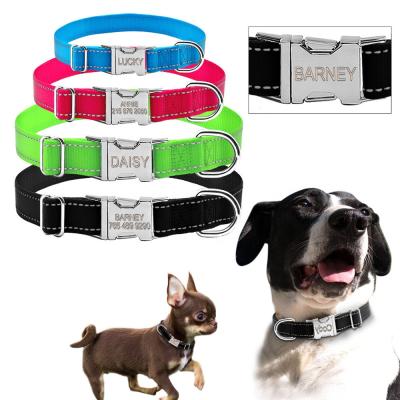 China Factory Supply Cheap Viable Stainless Steel Pet ID Tag Laser Engrave Dog ID Collar for sale