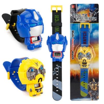 China Hot Selling LED Display Popular Cartoon Children's Expansion Electronic Watch for sale