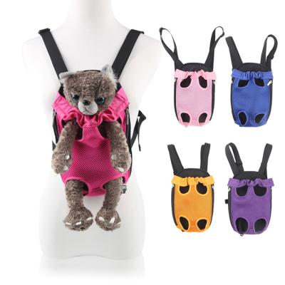 China Spot Viable Wholesale Cages Dog Front Carrier Pet Carrier Small Backpack Adjustable Outdoor Travel Carrier for sale