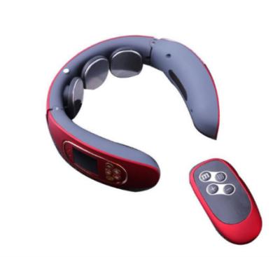 China 2022 Portable Electric Wireless NECK Radio USB Massager Heated Shiatsu Massager Smart Breast Wireless Neck Massager for sale