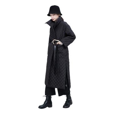 China Tongrui 2020 New Long Wadding Fashion Listing Black Wadding Coat With Wadding For Women for sale