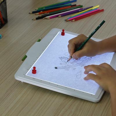 China Kids Drawing Writing Education Ultra-thin LED Discovery Board Portable High Quality A4 LED Drawing Pad For Kids Drawing Sketching Animation for sale