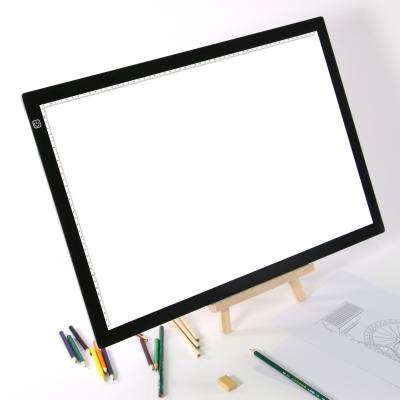 China A2 LED Acrylic Graphics Tablet Writing Painting Discovery Light Board Digital Drawing Tablet Art Touch Control, Dimmable LED Light Acrylic for sale