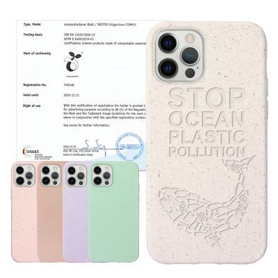 China Biodegradable ice cream shockproof color phone case for iphone 12 environment mobile accessories phone phone case for iphone 12 eco case for sale