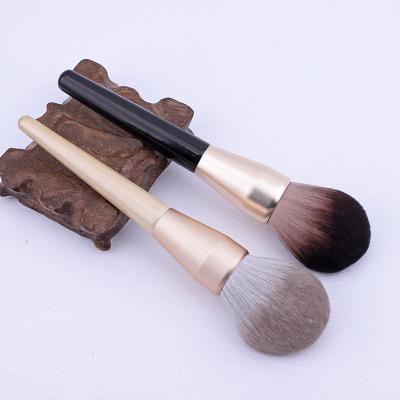 China Fixed high quality fiber brush makeup brush large fan brush powder brush wool frosting mouth for sale