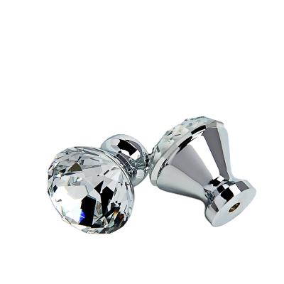 China Modern Gorgeous Cabinet Handle Furniture Knobs Crystal Handles for sale