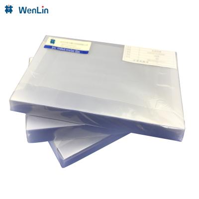 China Wholesale Overlay Film Factory PC Polycarbonate Card Overlaid Film For Plastic PVC Card ID Card Making for sale