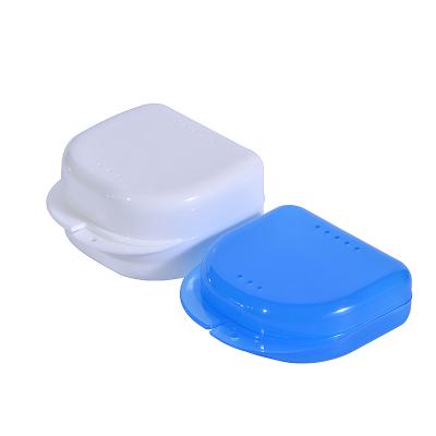 China Custom Dental Mouthguard Box Gum Shield Plastic Case Retainer Mouthguard Box for sale