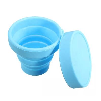 China Viable BPA Free Collapible Water Bottle For Travel , Food Grade Silicone Cup for sale