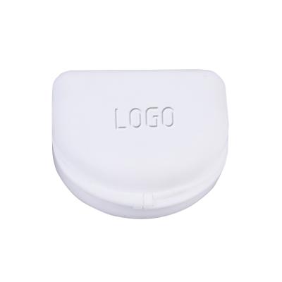 China Eco-friendly Plastic Teeth Whitening Tray Case Plastic Denture Case for sale