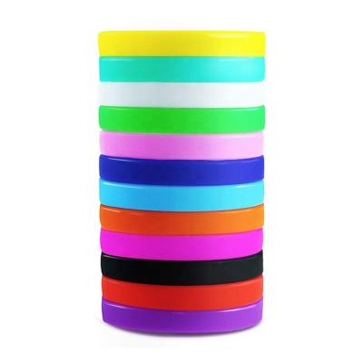 China /Sports Customized Silicone Slap Wristband Wholesale Casual Elastic Band Logo Strap Wristbands for sale