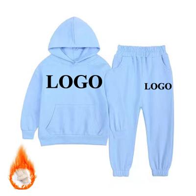 China Chinese Style Chinese Style Winter Long Sleeve Hooded Sweatshirt Children's Sportswear Suit Child Hoodie and Pants Tracksuit for sale