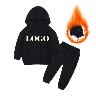 China Chinese Style Chinese Style Customize Logo Wholesale Kids Clothing Set Hoodie And Panty Sets Grow Sweatshirt Jogger Suits for sale