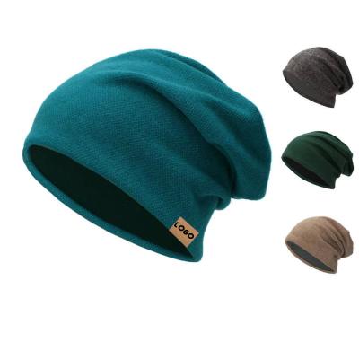 China JOINT JOINT Fashion Custom Knitted Ribbed Slouch Running Winter Outdoor Slouchy Beanie Hat for sale