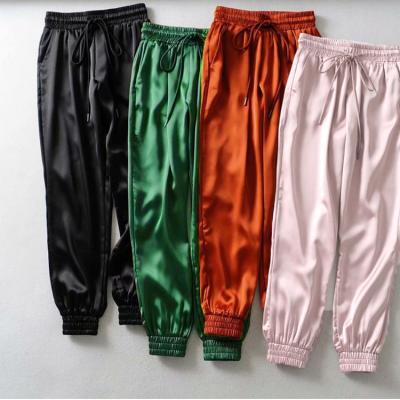 China Plus Size Plus Size Style Joggers Women Solid Color Hot Loose Sweatpants 2021 New Summer Hip Hop Streetwear Casual Long Pants for sale