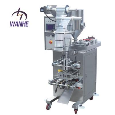 China WANHE Automatic Food Soap Liquid Filling and Packing Machine Vertical Packing Machine Shampoo Sachet Liquid Detergent Sealing Machine for sale